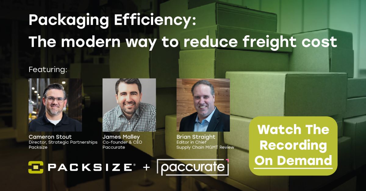 Packaging Efficiency: The modern way to reduce freight costs